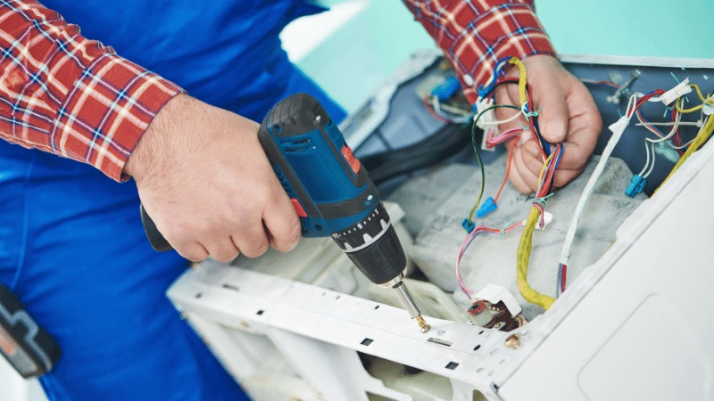 Esenyurt Siemens Siemens çamaşır makinesi kart tamiri – Su almama arızası orijinal parça ile giderildi. - Teknik servis örneği
